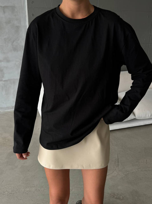 Basic Shirt Schwarz